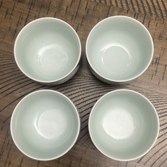 Arita Ware Nishimine Japanese Traditional Tea Cups Set of 4 Glazed Ceramic 150ml - Picture 4 of 7